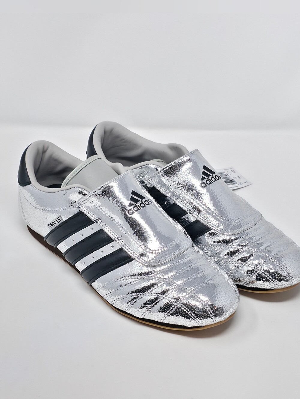 NWT adidas Taekwondo W Silver Metallic Shoes Size 9